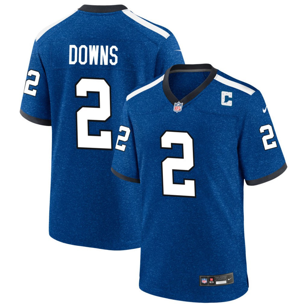 Josh Downs Indianapolis Colts Nike Team Game Jersey - Indiana Nights
