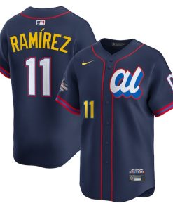 Jos¨¦ Ram¨ªrez American League Nike 2025 All-Star Edition Limited Player Jersey - Navy