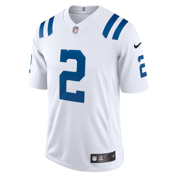 Carson Wentz Indianapolis Colts Nike Vapor Limited Jersey - White/Royal - Image 3