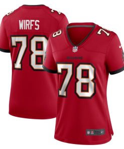 Tristan Wirfs Tampa Bay Buccaneers Nike Women's  Game Jersey -  Red
