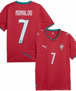 Cristiano Ronaldo Portugal National Team Puma 2026 Home Replica Jersey - Red