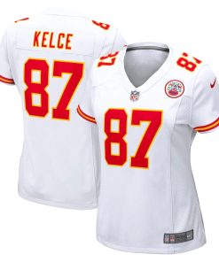 Travis Kelce Kansas City Chiefs Nike Women's Game Jersey - White