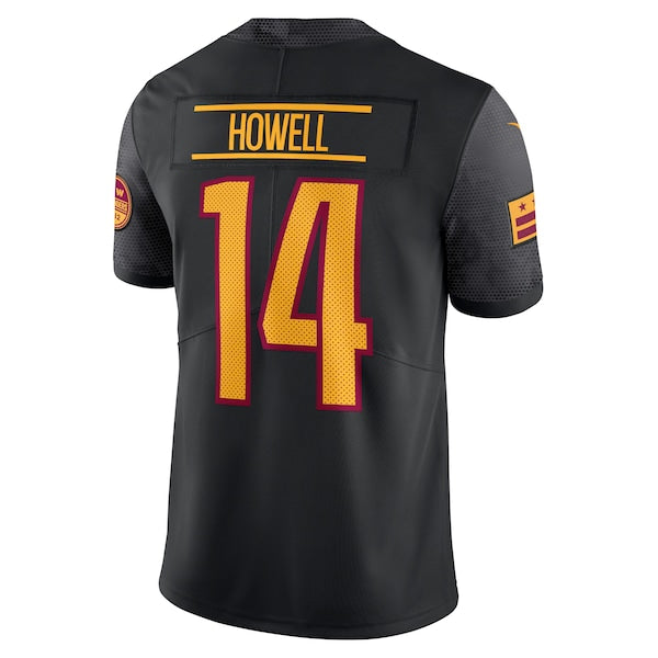 Sam Howell Washington Commanders Nike Alternate Vapor Untouchable Limited Jersey - Black - Image 3