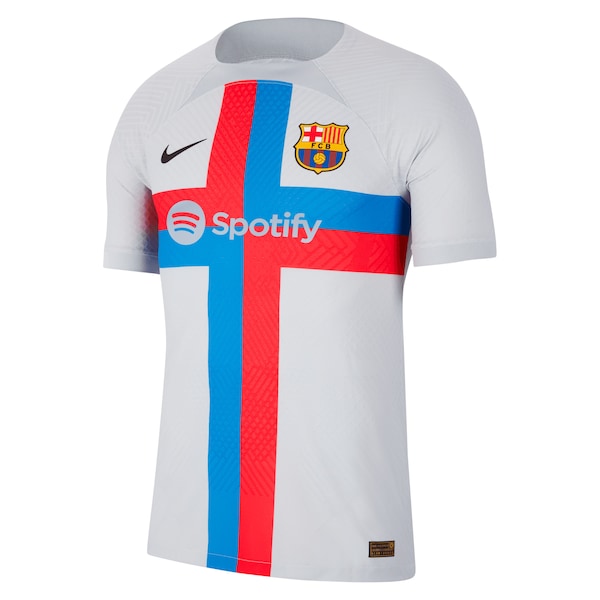 Gerard Pique Barcelona Nike 2022/23 Third Vapor Match Authentic Player Jersey - Gray - Image 2