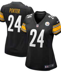Alternative view of Joey Porter Jr. Pittsburgh Steelers Nike Women's  Game Jersey -  Black