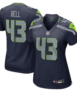 Levi Bell Seattle Seahawks Nike Women's Team Game Jersey - College Navy