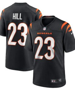 Daxton Hill Cincinnati Bengals Nike Player Game Jersey - Black