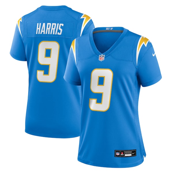 Tre Harris Los Angeles Chargers Nike Women's Team Game Jersey - Powder Blue