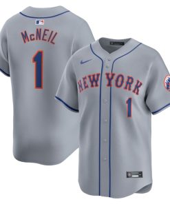 Jeff McNeil New York Mets Nike Away Limited Player Jersey - Gray