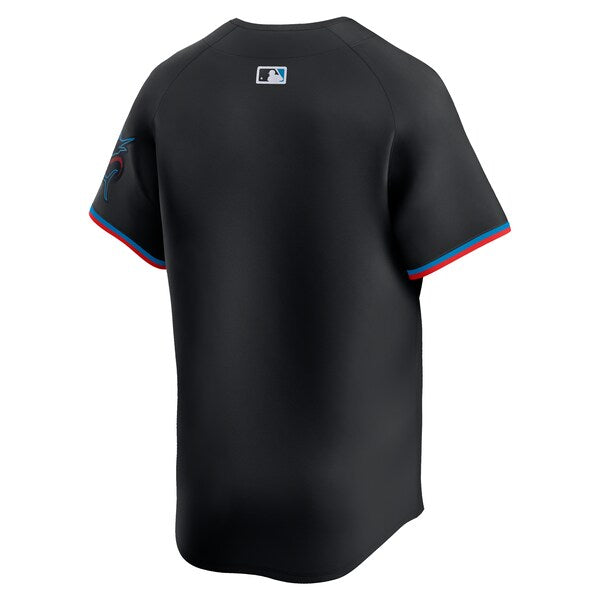 Miami Marlins Nike Alternate Limited Jersey - Black - Image 3
