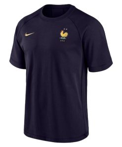 Alternative view of France National Team Nike 2024 Travel Top - Blue