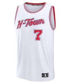 Alternative view of Kevin Durant Houston Rockets  Youth 2025/26 City Edition Fastbreak Jersey - White