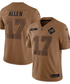 Josh Allen Buffalo Bills Nike 2023 Salute To Service Limited Jersey - Brown
