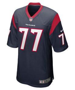 Alternative view of Kilian Zierer Houston Texans Nike Team Game Jersey - Navy
