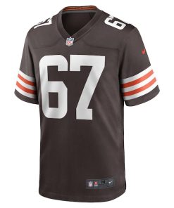 Alternative view of Justin Murray Cleveland Browns Nike Team Game Jersey -  Brown