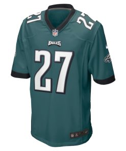 Alternative view of Zech McPhearson Philadelphia Eagles Nike Game Jersey - Midnight Green