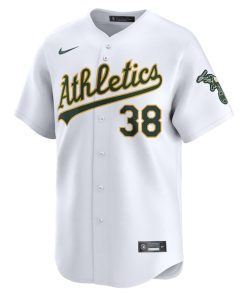 Alternative view of JP Sears Oakland Athletics Nike Home Limited Player Jersey - White