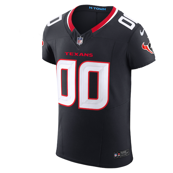 Houston Texans Nike Team Vapor F.U.S.E. Elite Custom Jersey - Navy/Red - Image 3