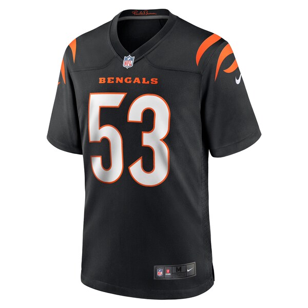 TJ Pesefea Cincinnati Bengals Nike Team Game Jersey - Black - Image 2