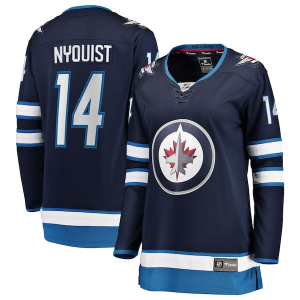 Gustav Nyquist Winnipeg Jets Women's Home Breakaway Jersey - Navy