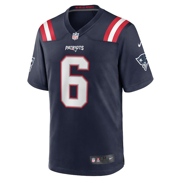 Javon Baker New England Patriots Nike Team Game Jersey - Navy - Image 2