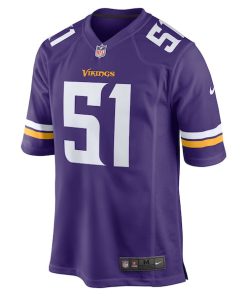 Alternative view of Blake Cashman Minnesota Vikings Nike Team Game Jersey -  Purple