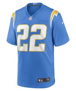 Alternative view of JT Woods Los Angeles Chargers Nike Game Player Jersey - Powder Blue