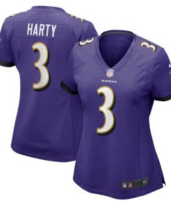 Deonte Harty Baltimore Ravens Nike Women's  Game Jersey -  Purple