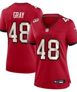 JT Gray Tampa Bay Buccaneers Nike Women's Team Game Jersey -  Red