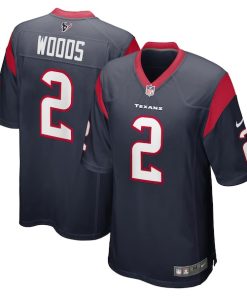 Robert Woods Houston Texans Nike  Game Jersey -  Navy
