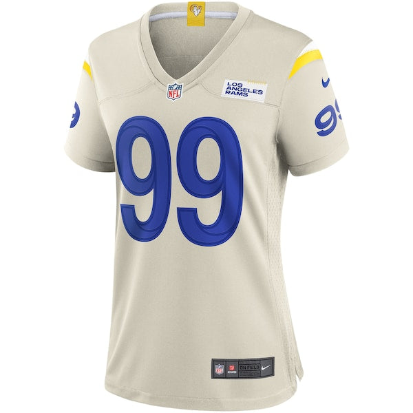 Aaron Donald Los Angeles Rams Nike Women's Player Game Jersey - Bone - Image 2
