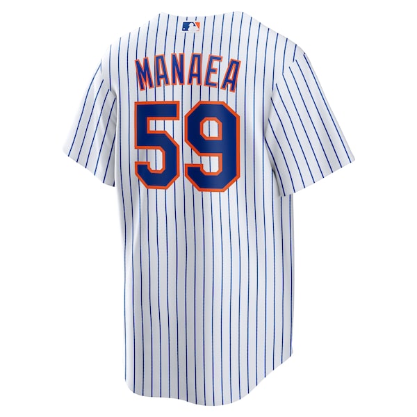 Sean Manaea New York Mets Nike Home Replica Jersey - White - Image 3