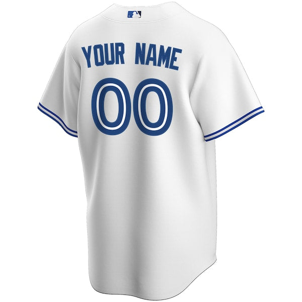 Toronto Blue Jays Nike Home Replica Custom Jersey - White - Image 3