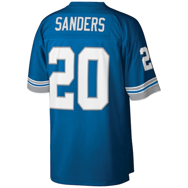 Barry Sanders Detroit Lions Big & Tall 1996 Retired Player Replica Jersey - Blue/White - Image 4