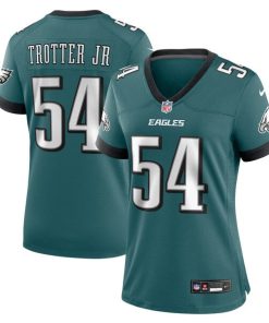 Jeremiah Trotter Jr. Philadelphia Eagles Nike Women's Team Game Jersey - Midnight Green