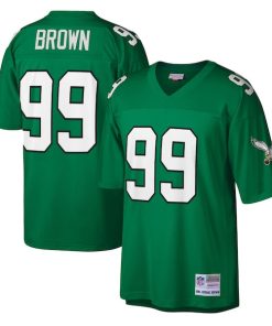 Jerome Brown Philadelphia Eagles Legacy Replica Jersey - Kelly Green