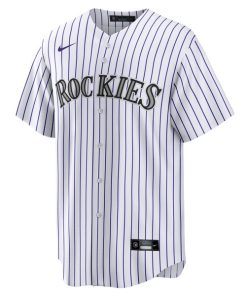 Alternative view of Michael Toglia Colorado Rockies Nike Home Replica Jersey - White