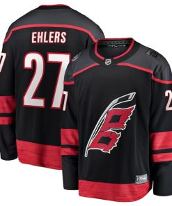 Nikolaj Ehlers Carolina Hurricanes  Home Breakaway Jersey - Black