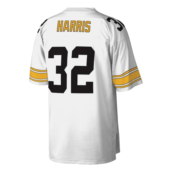 Franco Harris Pittsburgh Steelers Legacy Replica Jersey - White/Black - Image 4
