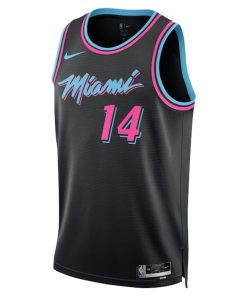 Alternative view of Tyler Herro Miami Heat Nike Unisex 2025/26 Swingman Jersey - Black - City Edition