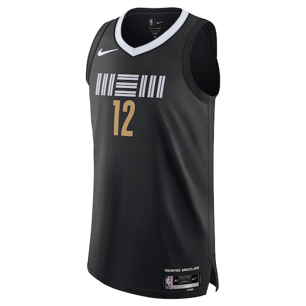 Nike Ja Morant Memphis Grizzlies Authentic Jersey - City Edition - Black - Image 2