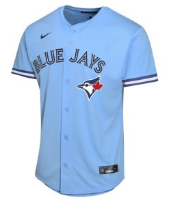 Alternative view of Vladimir Guerrero Jr. Toronto Blue Jays Nike Youth Alternate Player Game Jersey - Powder Blue