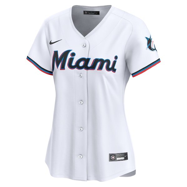 Sandy Alcantara Miami Marlins Nike Women's Home Limited Player Jersey?ยจC White - Image 2