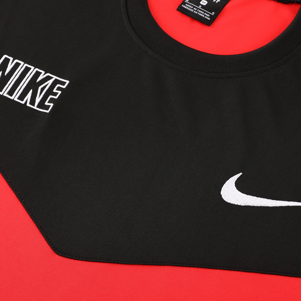 Nike Short Sleeve Training Jersey Set-ND03- Black/Red - Image 2