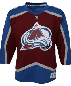 Alternative view of Colorado Avalanche Preschool Home Replica Custom Jersey - Maroon