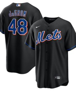 Jacob deGrom New York Mets Nike 2022 Alternate Replica Player Jersey - Black