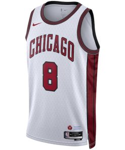 Alternative view of Zach LaVine Chicago Bulls Nike Unisex 2022/23 Swingman Jersey - City Edition - White