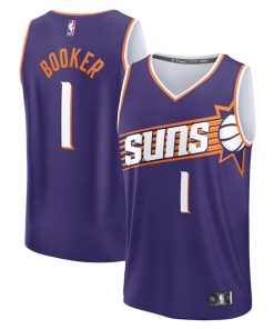 Devin Booker Phoenix Suns  Youth Fast Break Player Jersey - Icon Edition - Purple