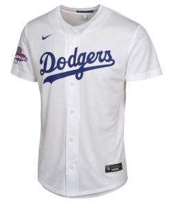Alternative view of Shohei Ohtani Los Angeles Dodgers Nike Youth 2024 World Series Champions Home Game Player Jersey - White