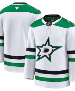 Dallas Stars  Away Premium Jersey - White/Black/Kelly Green